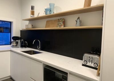 Kitchen scullery splashback tiling